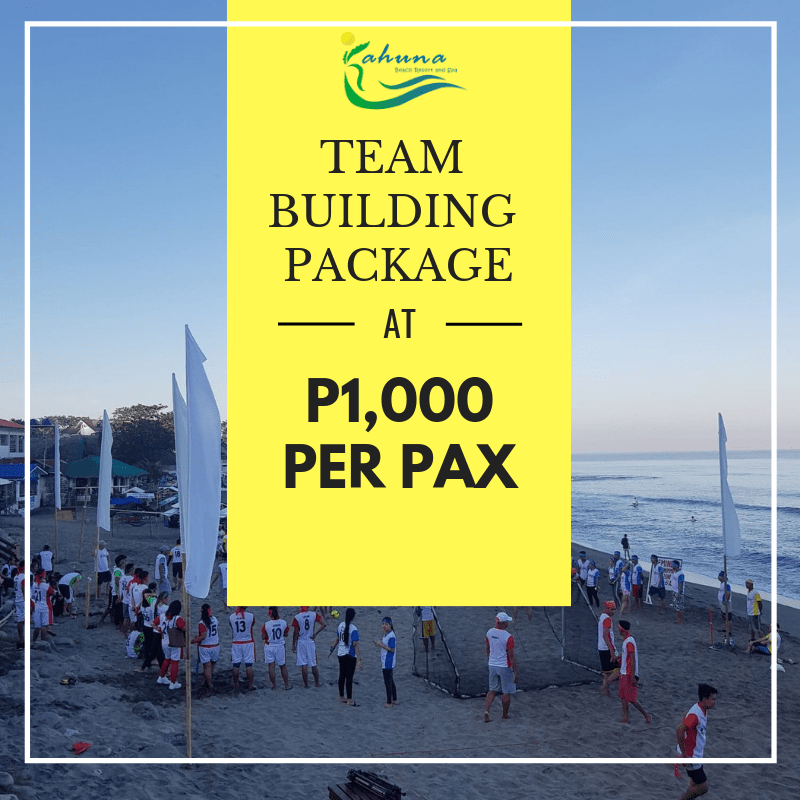 Kahuna Resort - Teeam Building Package - Summary