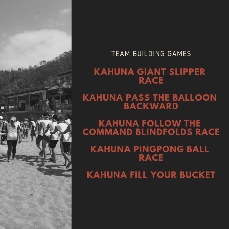 Kahuna Resort - Teeam Building Package - Details 1