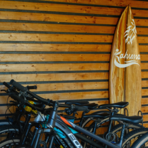 Surfing and Biking in Kahuna